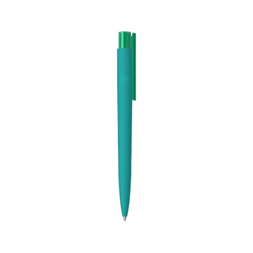 Шариковая ручка "RECYCLED PET PEN PRO K transparent GUM" soft-touch, бирюзовый