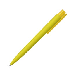Шариковая ручка "RECYCLED PET PEN PRO K transparent GUM" soft-touch, желтый
