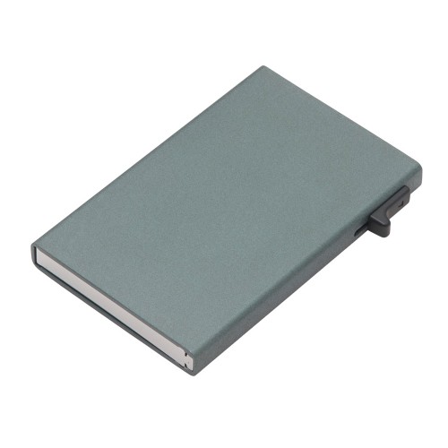 Картхолдер "Florence" с RFID- защитой из алюминия, цвет оружейной стали