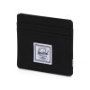 Herschel Charlie держатель для карт с RFID-защитой из переработанного материала - сплошной черный