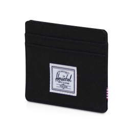 Herschel Charlie держатель для карт с RFID-защитой из переработанного материала - сплошной черный