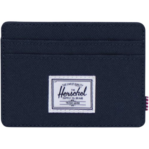 Herschel Charlie держатель для карт с RFID-защитой из переработанного материала - темно - синий navy