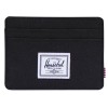 Herschel Charlie держатель для карт с RFID-защитой из переработанного материала - сплошной черный