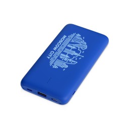 Внешний беспроводной аккумулятор с подсветкой лого «Reserve X» v.2, 8000 mAh, ярко-синий