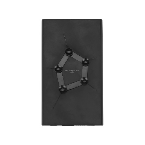 Портативное беспроводное зарядное устройство "Geo Wireless", 5000 mAh, черный