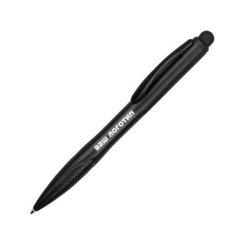 Ручка-стилус шариковая «Light», черная с белой подсветкой