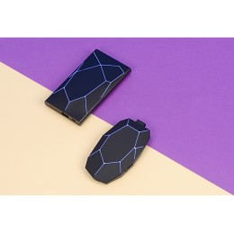 Портативное беспроводное зарядное устройство "Geo Wireless", 5000 mAh, черный