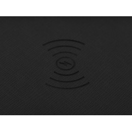 Многофункциональный коврик для мыши «Multi Pad» с беспроводной зарядкой и LCD экраном, 10 Вт, черный