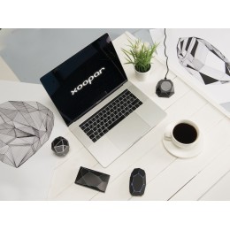 Портативное беспроводное зарядное устройство "Geo Wireless", 5000 mAh, черный