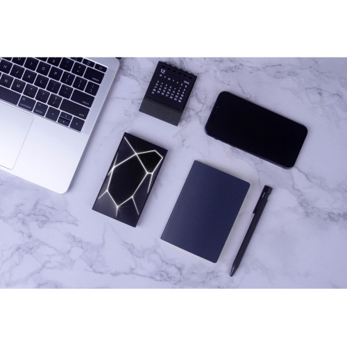 Портативное беспроводное зарядное устройство "Geo Wireless", 5000 mAh, черный