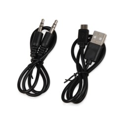 Портативная колонка «Ring neon» с белой подсветкой корпуса, серебристый