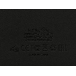 Многофункциональный коврик для мыши «Multi Pad» с беспроводной зарядкой и LCD экраном, 10 Вт, черный