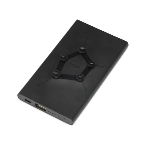 Портативное беспроводное зарядное устройство "Geo Wireless", 5000 mAh, черный