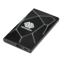 Портативное беспроводное зарядное устройство "Geo Wireless", 5000 mAh, черный