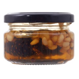 Мед с сосновой шишкой и кедровым орехом 120 гр.