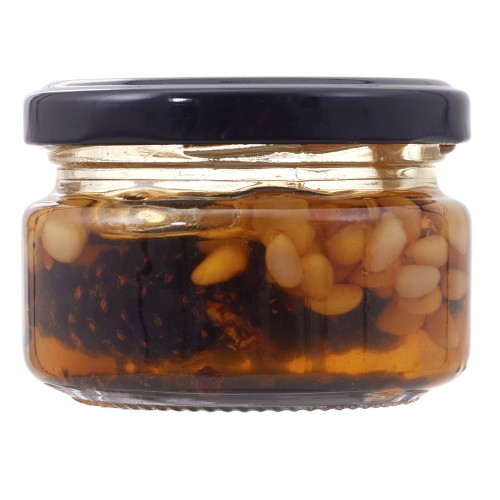 Мед с сосновой шишкой и кедровым орехом 120 гр.