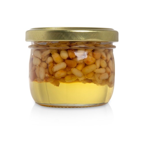 Сувенирный набор "Мед с кедровыми орешками" 120 гр