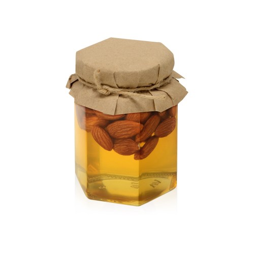 Сувенирный набор "Мед с миндалем" 250 гр