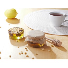 Мед с сосновой шишкой и кедровым орехом 120 гр.