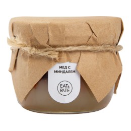 Сувенирный набор "Мед с миндалем" 120 гр