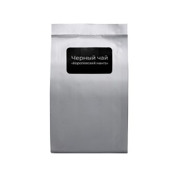 Чай черный "Королевский манго с ананасом",50 гр.,серебристый матовый пакет с нашей этикеткой лицевой