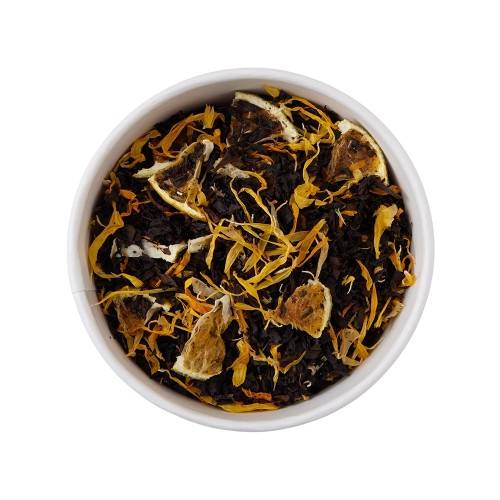 Чай черный "Новогодний мандарин" в картонном стаканчике, 50 гр.