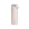 Бутылка для воды объемом 700 мл с откидной трубочкой Stanley IceFlow™ 2.0 - Light pink