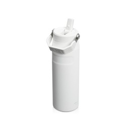 Бутылка для воды объемом 700 мл с откидной трубочкой Stanley IceFlow™ 2.0 - Frosted white