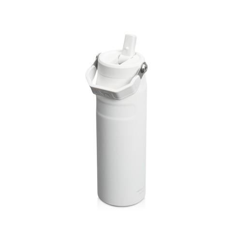 Бутылка для воды объемом 700 мл с откидной трубочкой Stanley IceFlow™ 2.0 - Frosted white