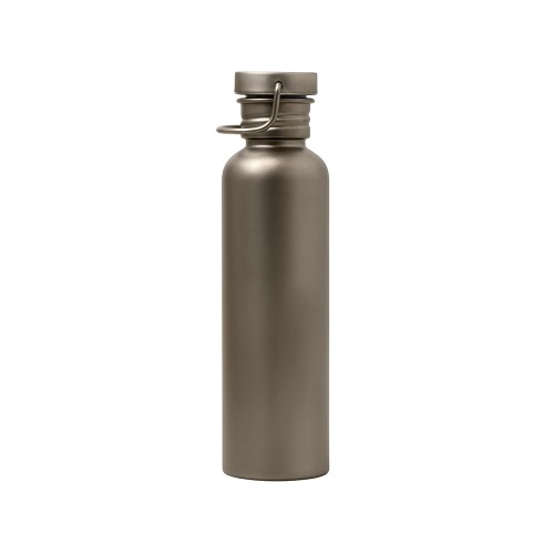 Бутылка для воды из титана "Titan", 750ml, темно-серый