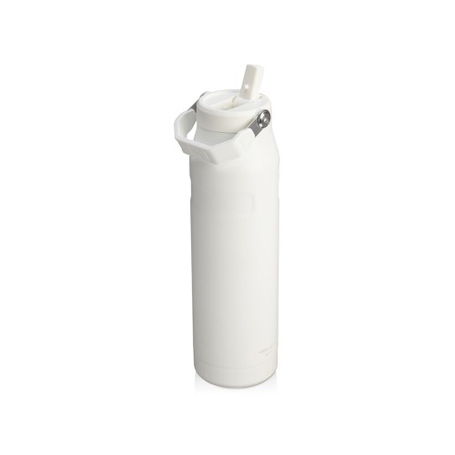 Бутылка для воды объемом 1,06 литра с откидной трубочкой Stanley IceFlow™ 2.0 - Frosted white