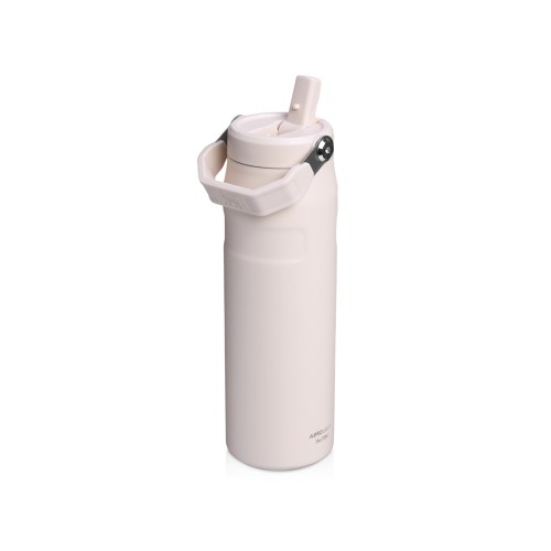 Бутылка для воды объемом 700 мл с откидной трубочкой Stanley IceFlow™ 2.0 - Light pink
