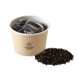 Чай черный "Малина с медом и чабрецом" в картонном стаканчике, 50 гр.