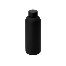 Вакуумная термобутылка "Cask" Waterline, soft touch, 500 мл, черный (Р)