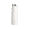 Бутылка для воды объемом 1,06 литра с откидной трубочкой Stanley IceFlow™ 2.0 - Frosted white