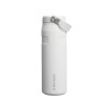 Бутылка для воды объемом 700 мл с откидной трубочкой Stanley IceFlow™ 2.0 - Frosted white