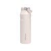 Бутылка для воды объемом 1,06 литра с откидной трубочкой Stanley IceFlow™ 2.0 - Light pink