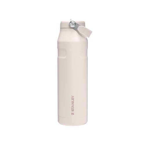 Бутылка для воды объемом 1,06 литра с откидной трубочкой Stanley IceFlow™ 2.0 - Light pink