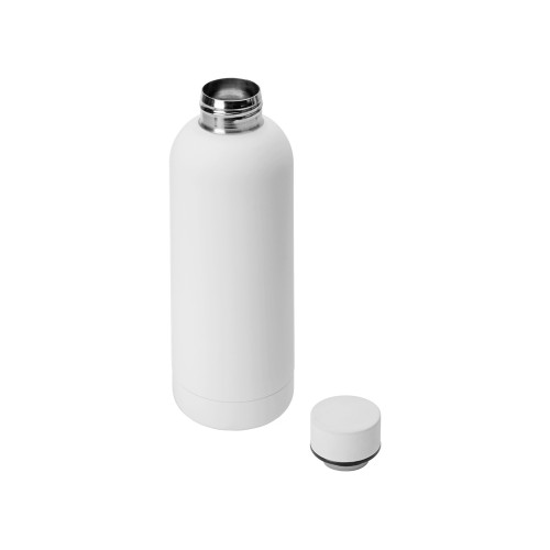 Вакуумная термобутылка "Cask" Waterline, soft touch, 500 мл, белый
