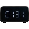 Беспроводная колонка с часами и функцией беспроводной зарядки «Sentry», черный (P)