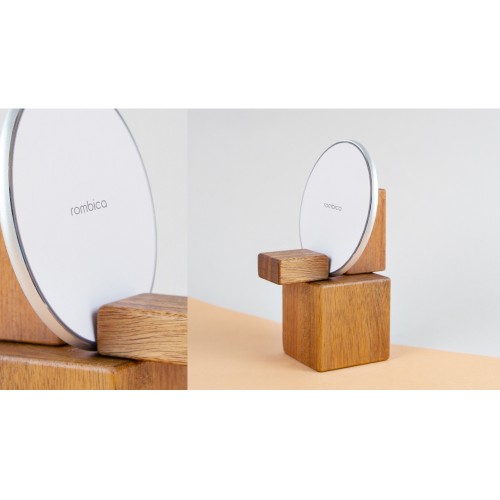 Беспроводное зарядное устройство Rombica  «NEO Core Quick» c быстрой зарядкой, белый (с лого)