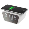 Настольные часы с функцией беспроводной зарядки "Wake", 10 Вт