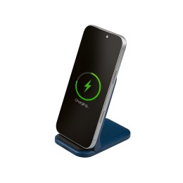 Беспроводное зарядное устройство «Foldy», 15 Вт, темно-синий