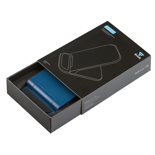 Беспроводное зарядное устройство «Foldy», 15 Вт, темно-синий