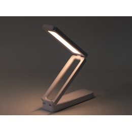 Складывающаяся LED лампа с беспроводной зарядкой «Lightfold», белый