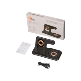 Беспроводная зарядная станция 3-в-1 «MajestIQ», 15 Вт (Р)