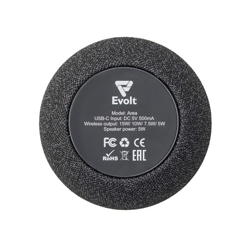 Портативная колонка с беспроводной зарядкой «Ареа», 5 Вт