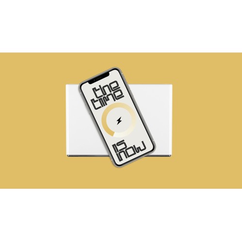 Часы с беспроводным зарядным устройством Rombica Timebox 2, белый (Р)