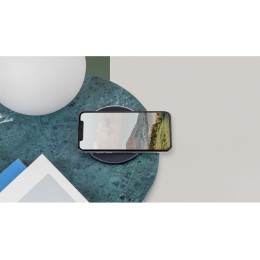 Беспроводное зарядное устройство Rombica  «NEO Core Quick» c быстрой зарядкой, черный (с лого)