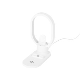 Беспроводная зарядная станция 4-в-1 "Portal" c лампой, 15 Вт, белый